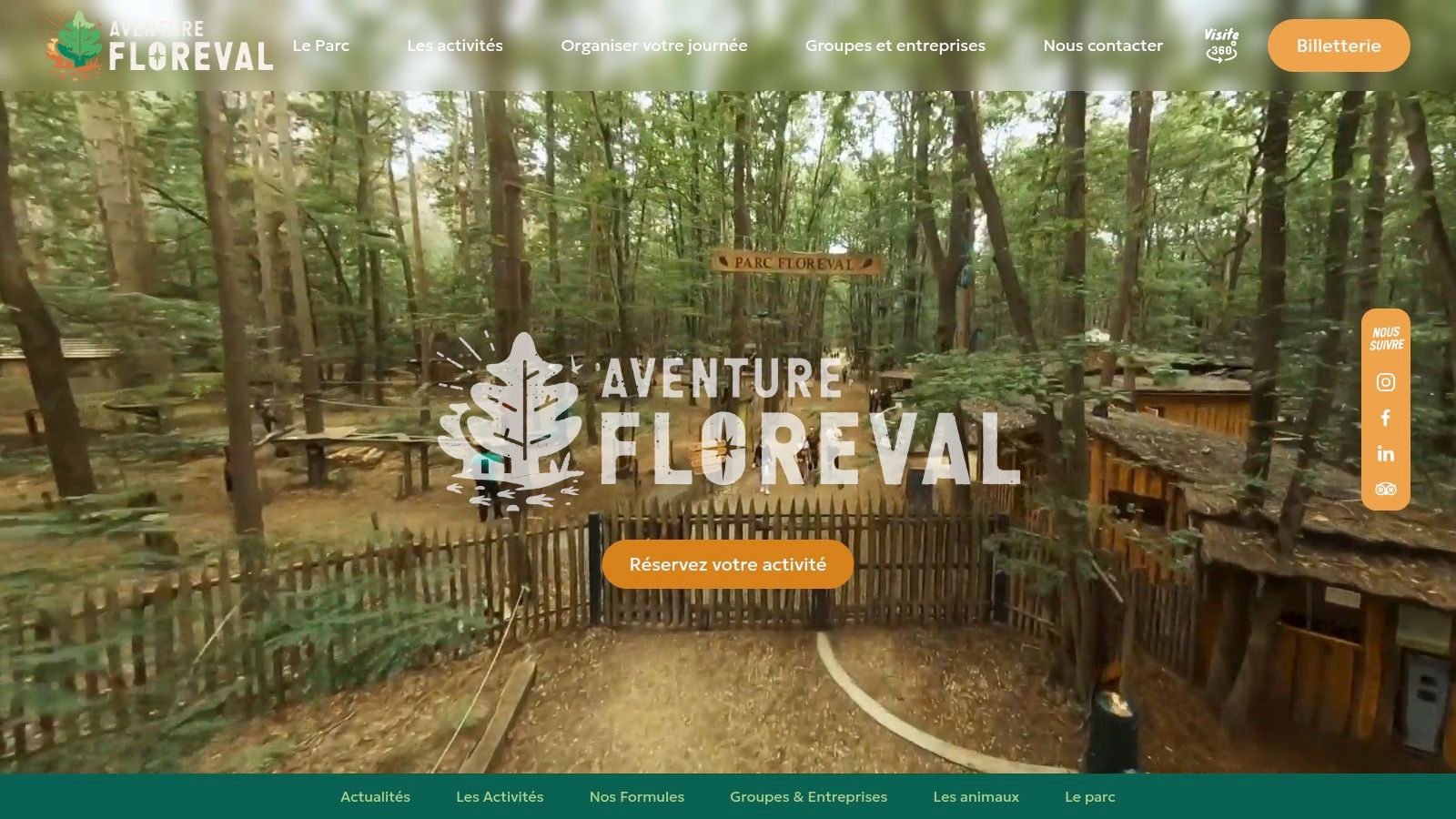 Parc Aventure Floreval : les Tarzans en herbe