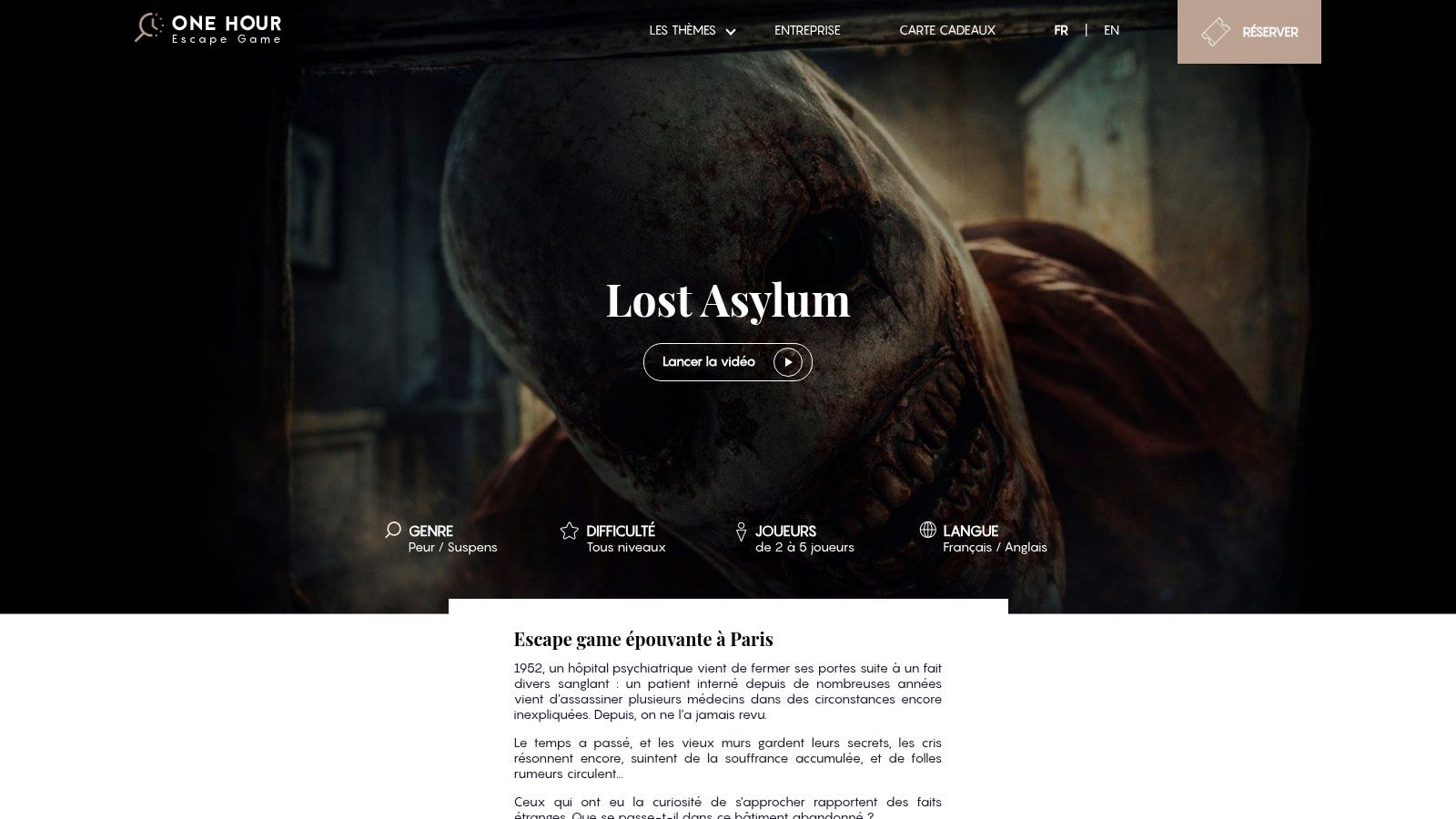One Hour – Lost Asylum