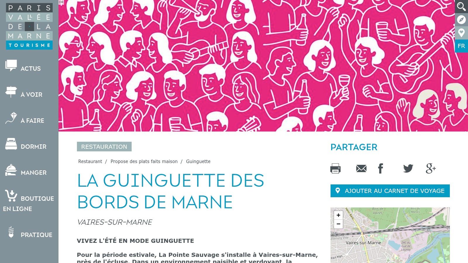 La Pointe Sauvage – Guinguette des bords de Marne (Vaires‑sur‑Marne)